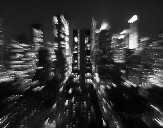 Skyline Fantasy, Midtown at Night, New York City, 1966