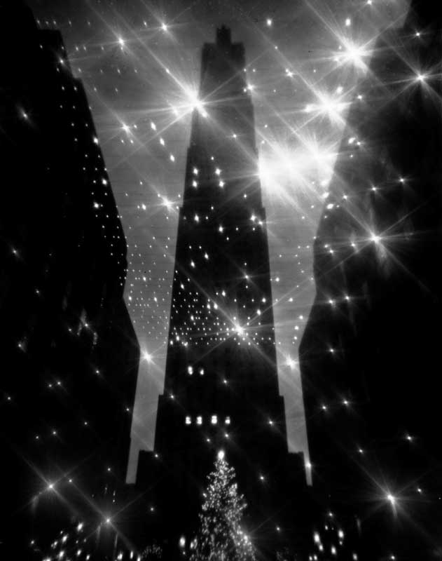 Rockefeller Center at Christmas, New York City, 1950 