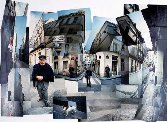 Alan Ginsberg on the rue Git-le-Coeur